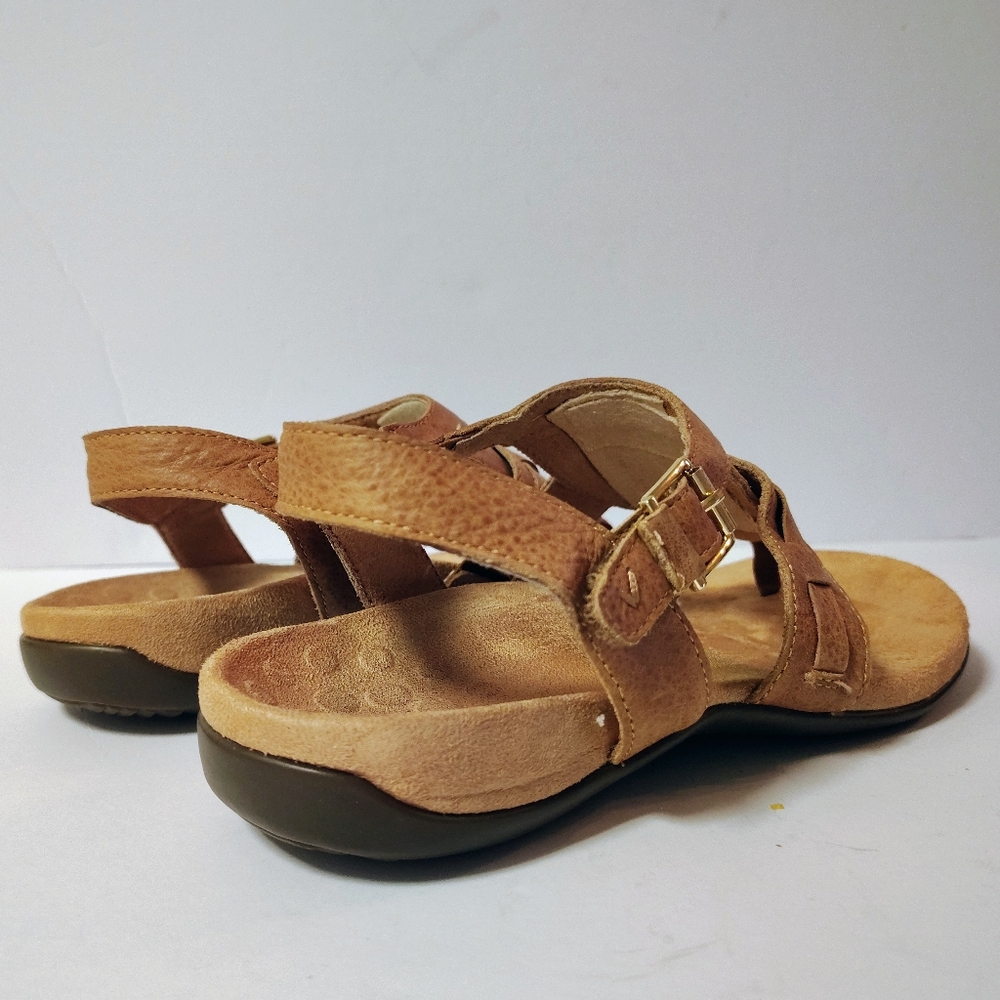 Vionic Lupe Women's Leather Toe Post Slingback Or… - image 7